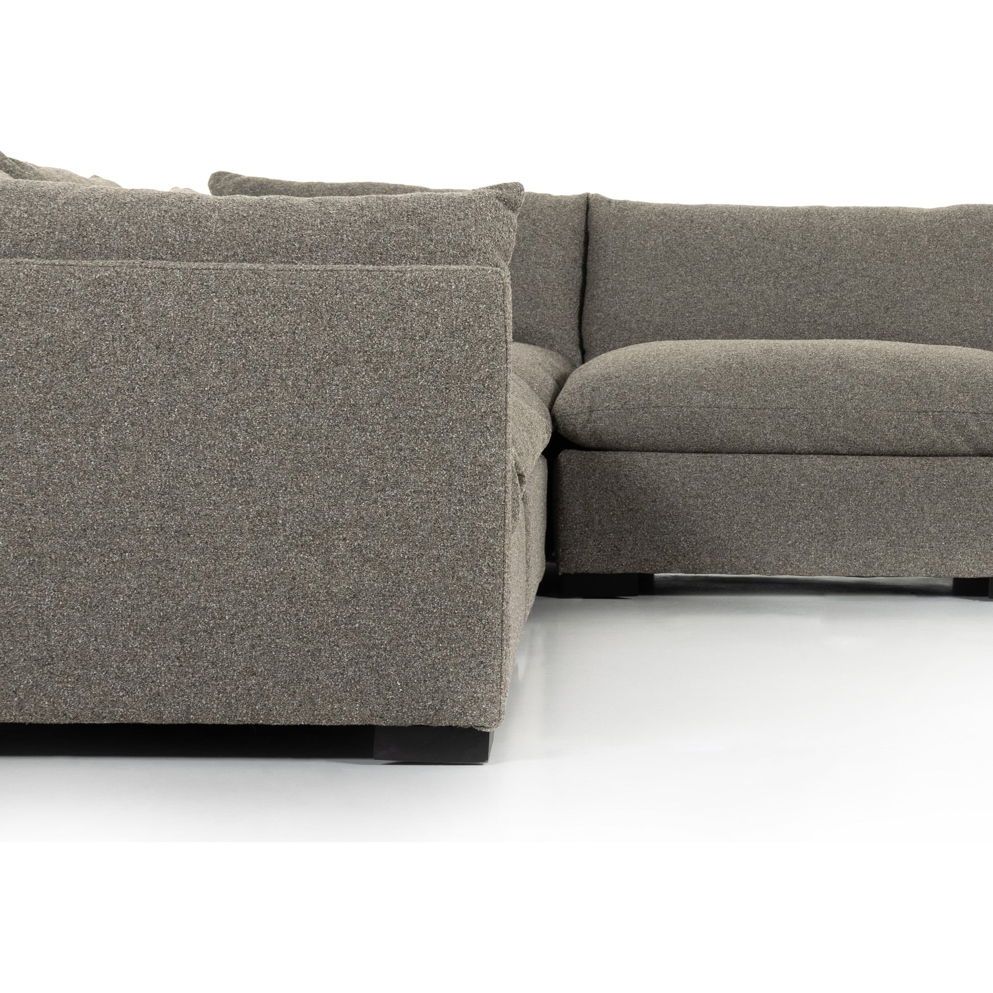 Westwood 8-PC Sectional by Four Hands. Made from 100% polyester, solid banak, solid pine in a modern style.