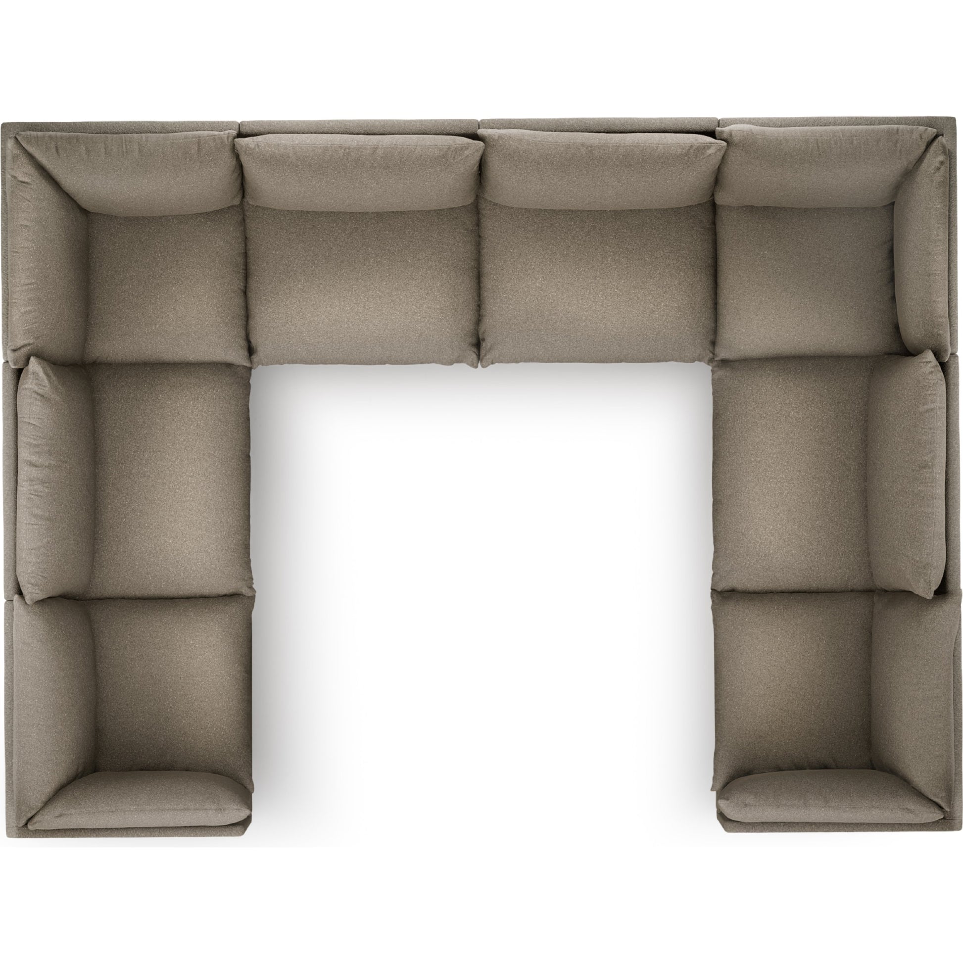 Westwood 8-PC Sectional by Four Hands. Made from 100% polyester, solid banak, solid pine in a modern style.