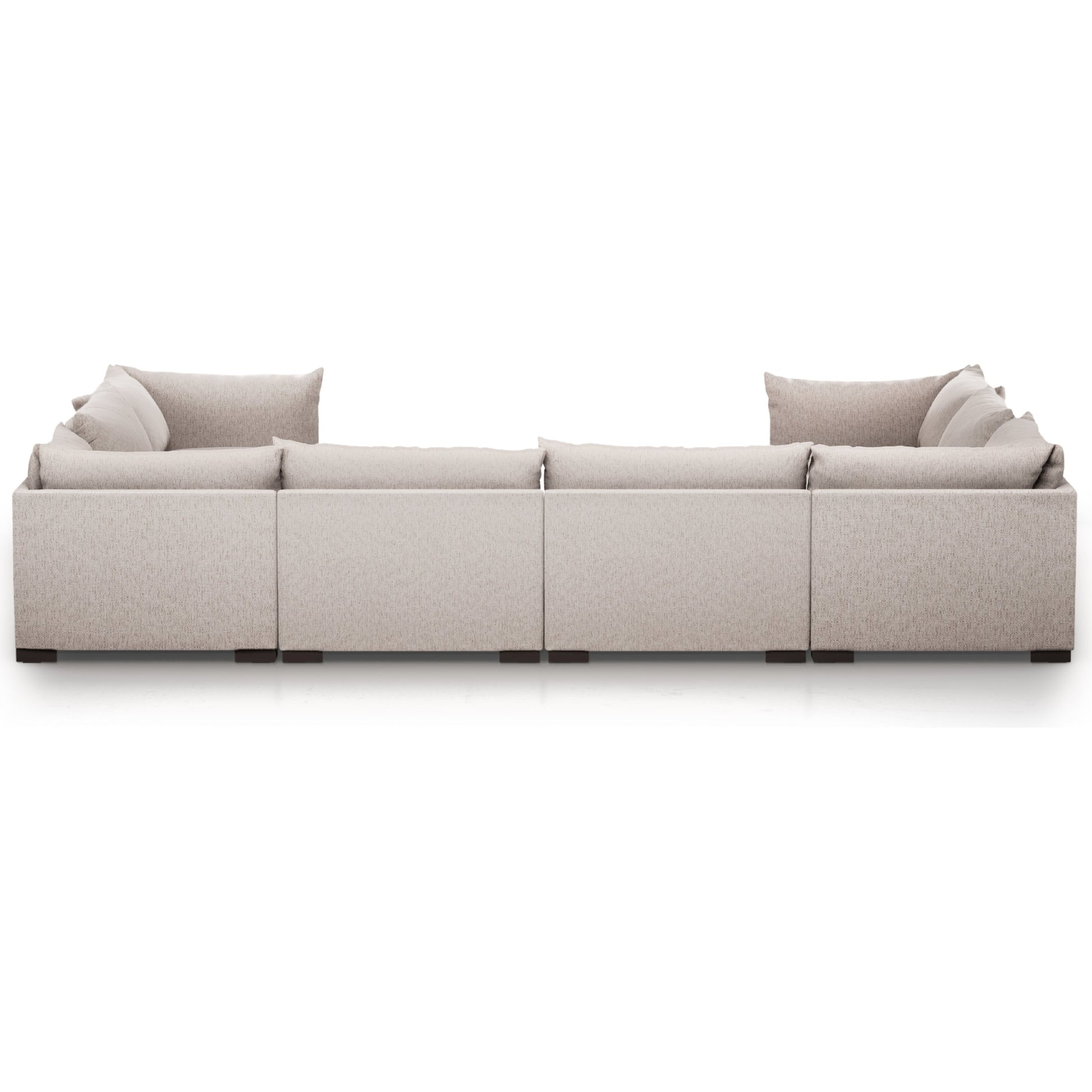 Westwood 8-PC Sectional by Four Hands. Made from 100% polyester, solid banak, solid pine in a modern style.