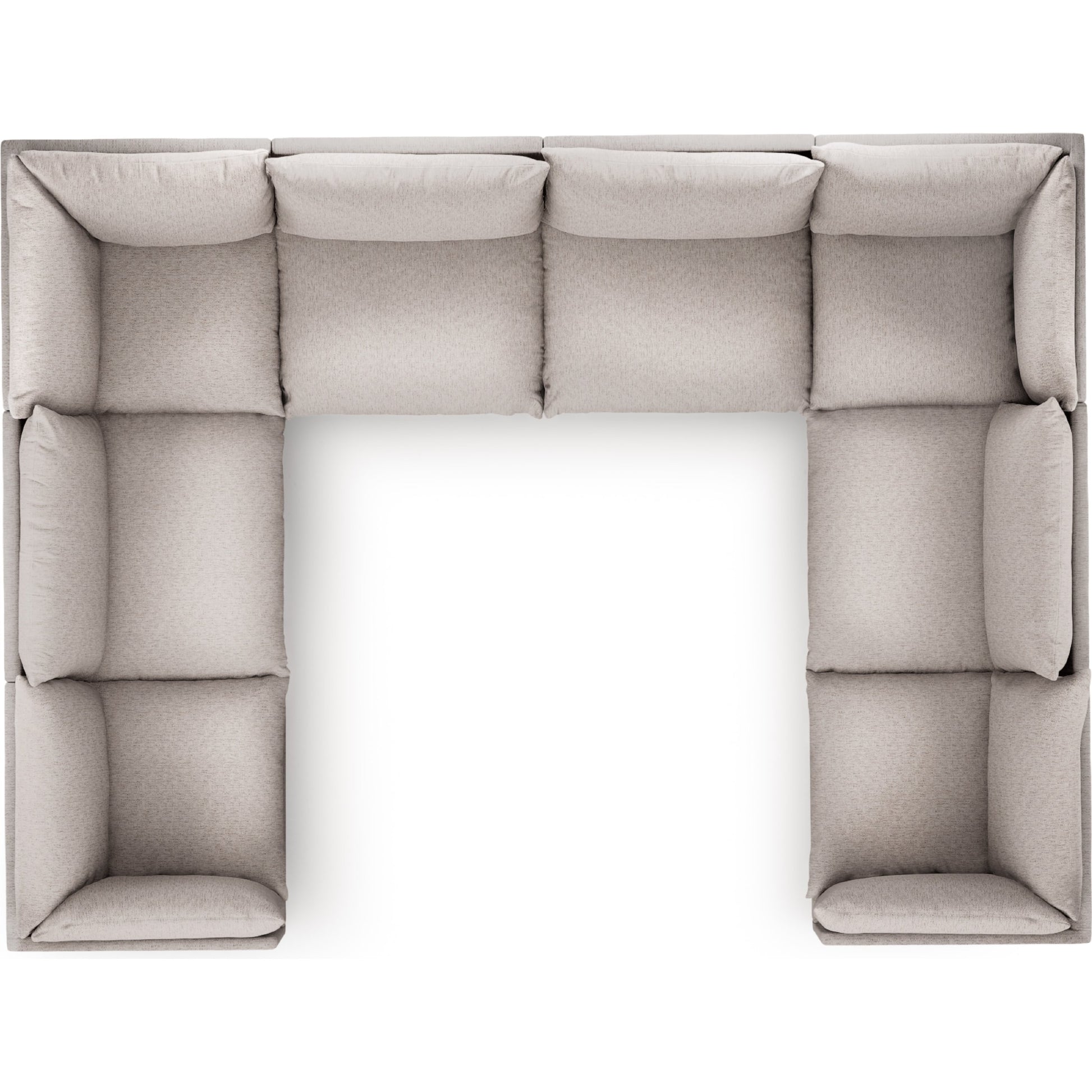 Westwood 8-PC Sectional by Four Hands. Made from 100% polyester, solid banak, solid pine in a modern style.