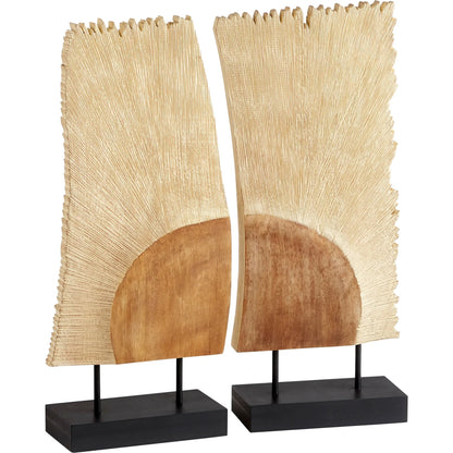 Karan Sculpture by Cyan Design in oak. Made from iron, wood in a rustic style.