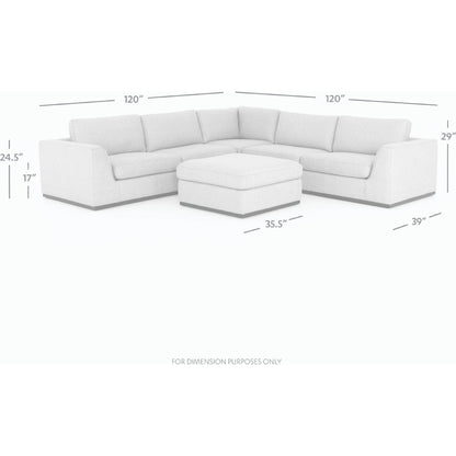 Colt 3-Piece Sectional by Four Hands. Made from unique in a modern style.
