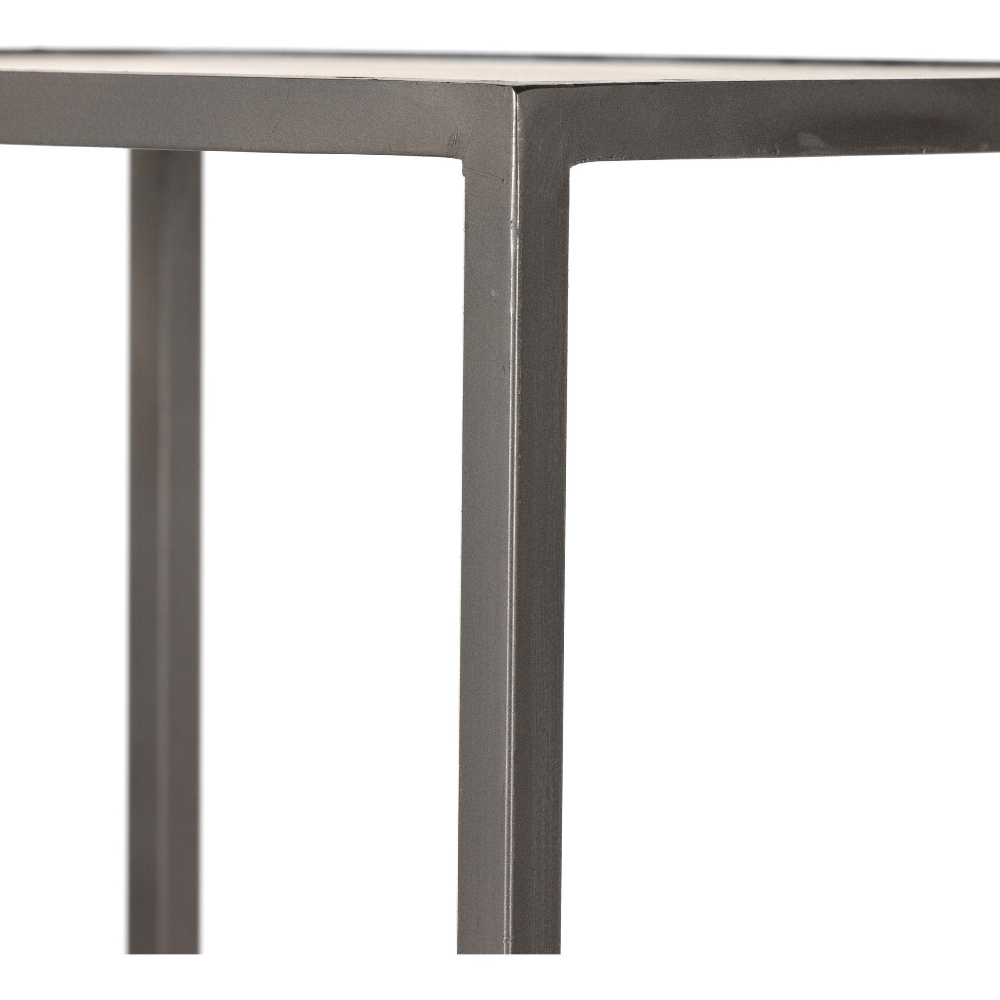 Trey Bookshelf by Four Hands. Made from iron, top grain leather, solid poplar in a modern style.