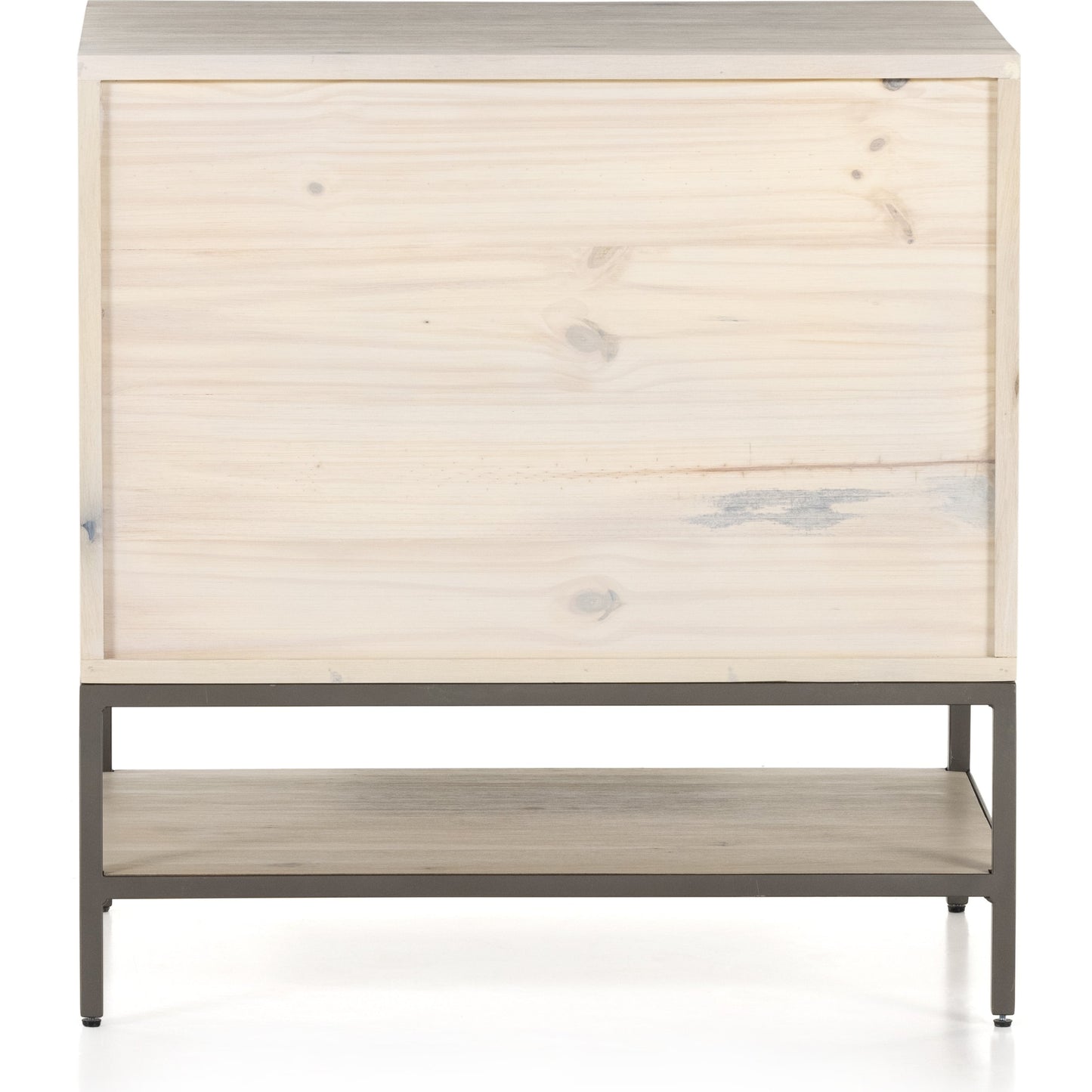 006 SI-1797456 | Additional Silo | Trey Modular Filing Cabinet by Four Hands. Made from solid poplar, top grain leather, iron in a modern style.
