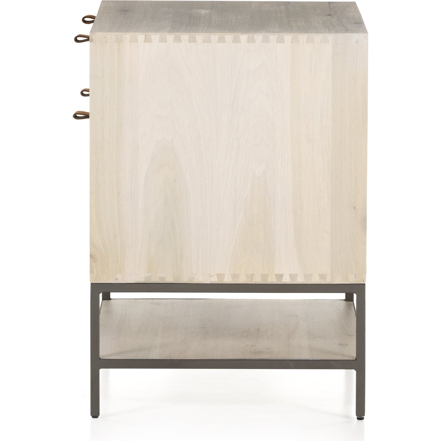 005 SI-1797456 | Additional Silo | Trey Modular Filing Cabinet by Four Hands. Made from solid poplar, top grain leather, iron in a modern style.