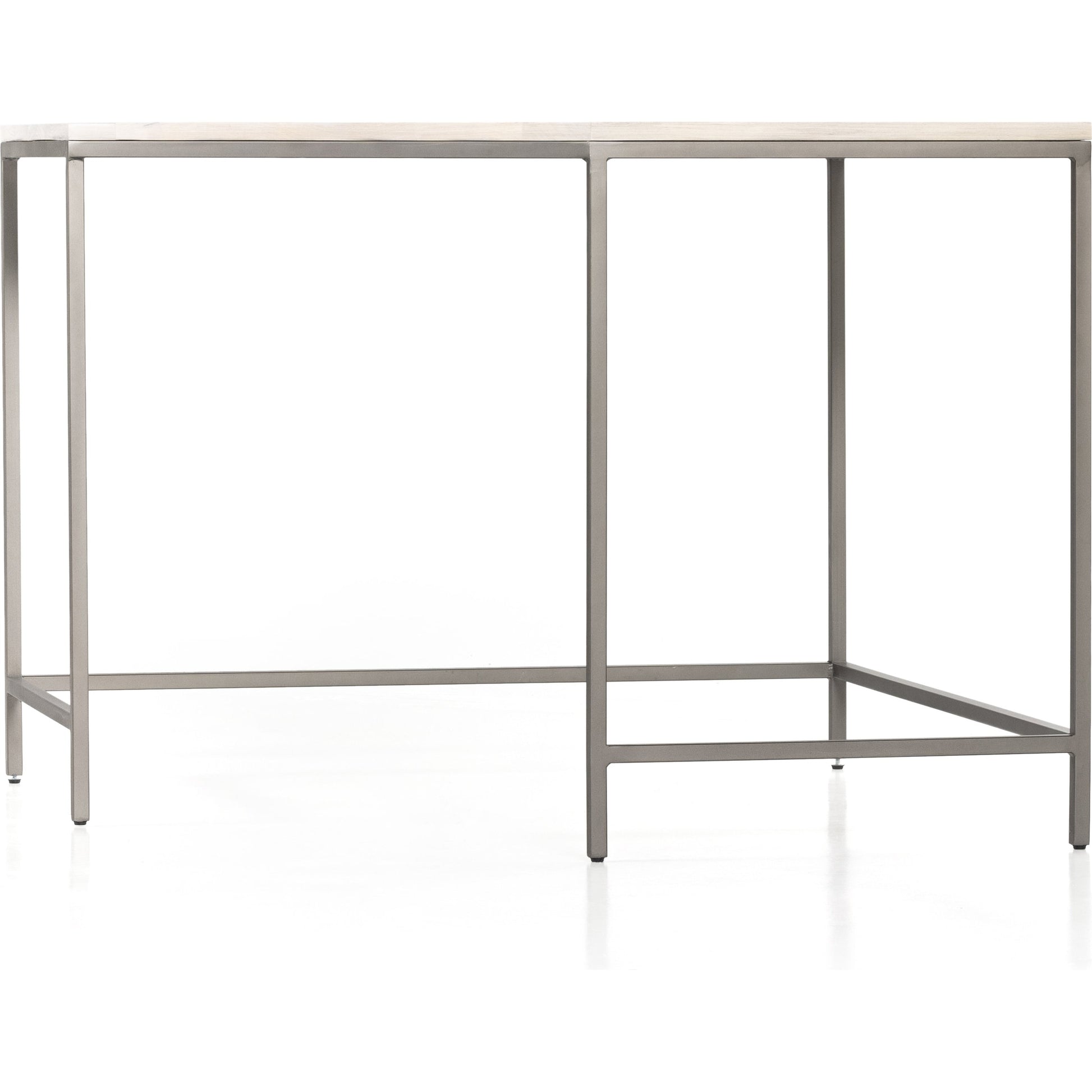 Trey Modular Corner Desk by Four Hands. Made from iron, solid poplar in a modern style.