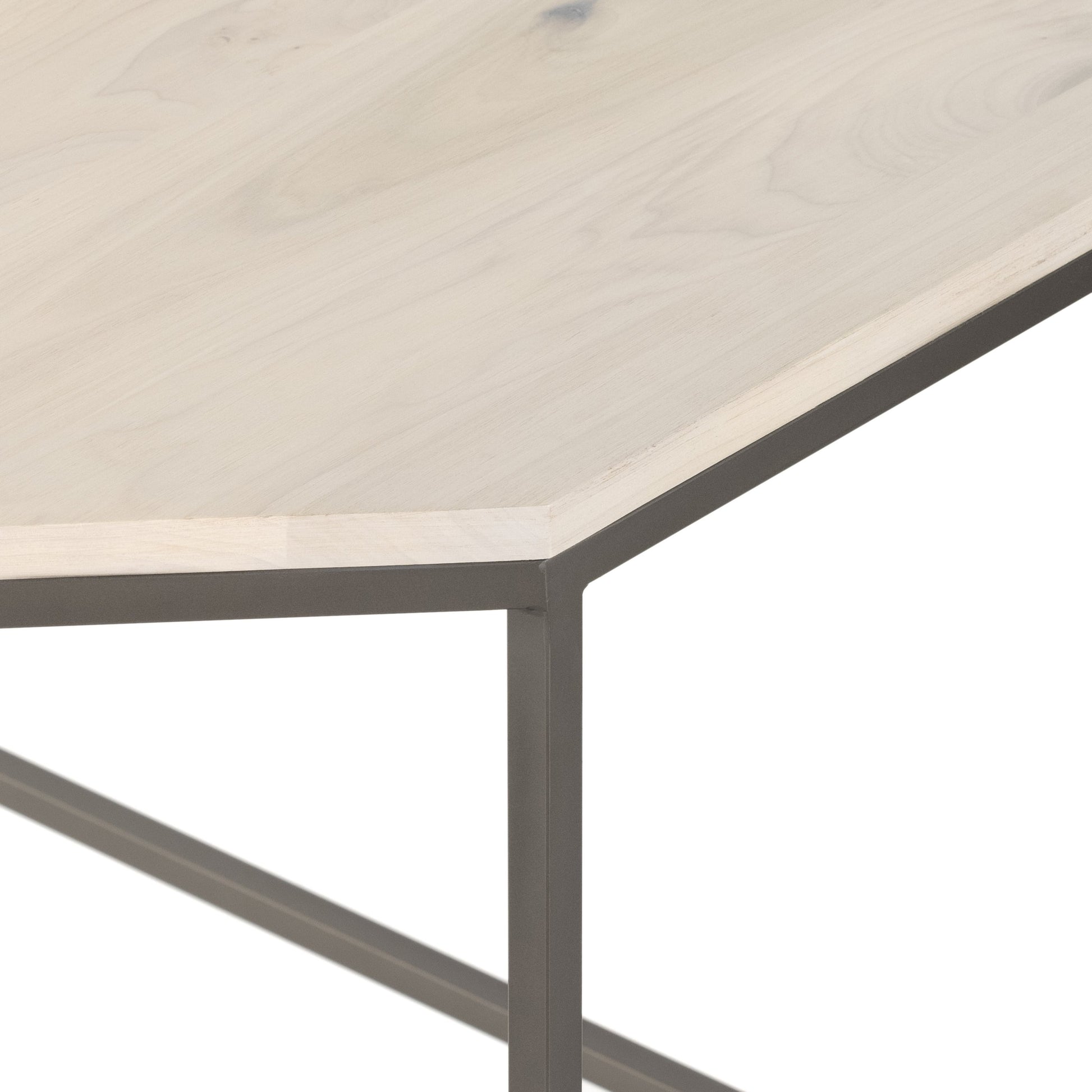 Trey Modular Corner Desk by Four Hands. Made from iron, solid poplar in a modern style.