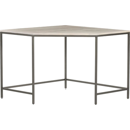 Trey Modular Corner Desk by Four Hands. Made from iron, solid poplar in a modern style.