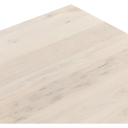 Trey Desk System with Filing Credenza by Four Hands. Made from solid poplar, top grain leather, iron in a modern style.