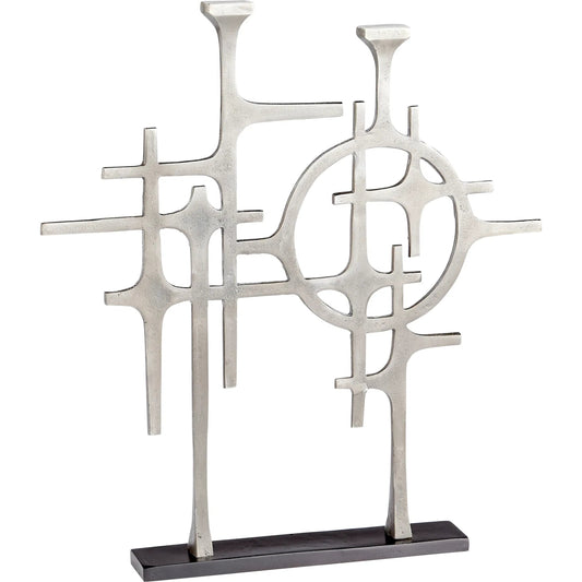 Twinkle Sculpture by Cyan Design in silver, bronze. Made from aluminum in a modern style.
