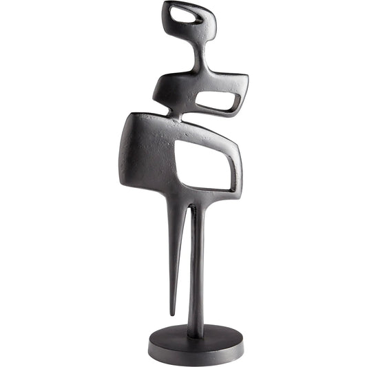 Rossastri Sculpture by Cyan Design in matte black. Made from aluminum in a eclectic & global style.