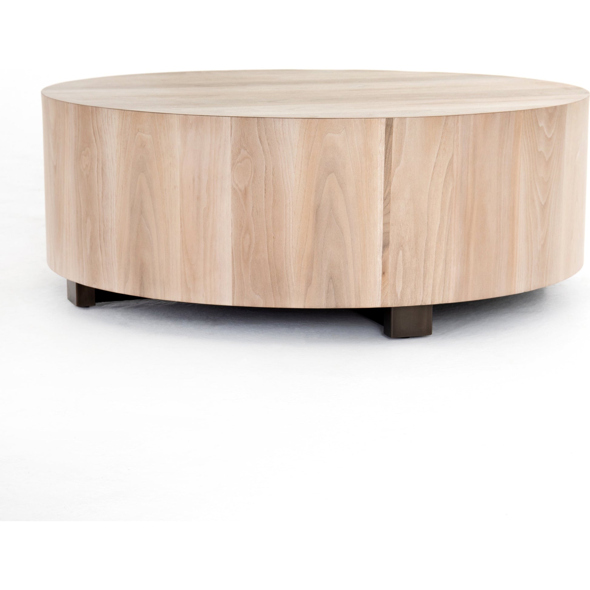 Hudson Round Coffee Table by Four Hands. Made from unique in a cottage & farmhouse style.