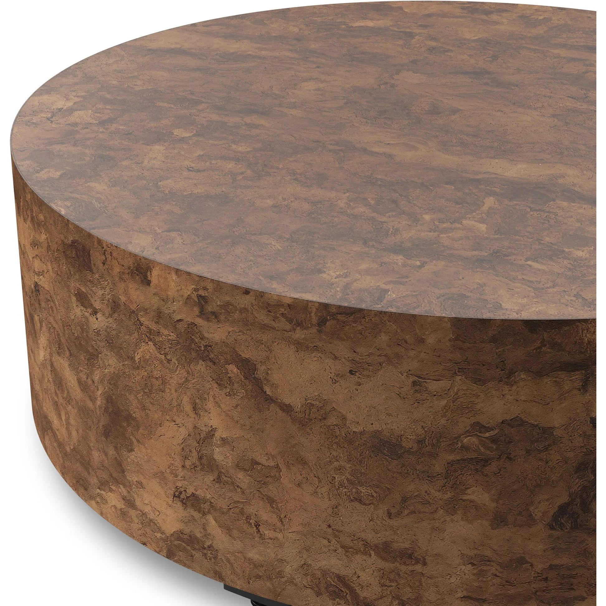 Hudson Round Coffee Table by Four Hands. Made from unique in a cottage & farmhouse style.