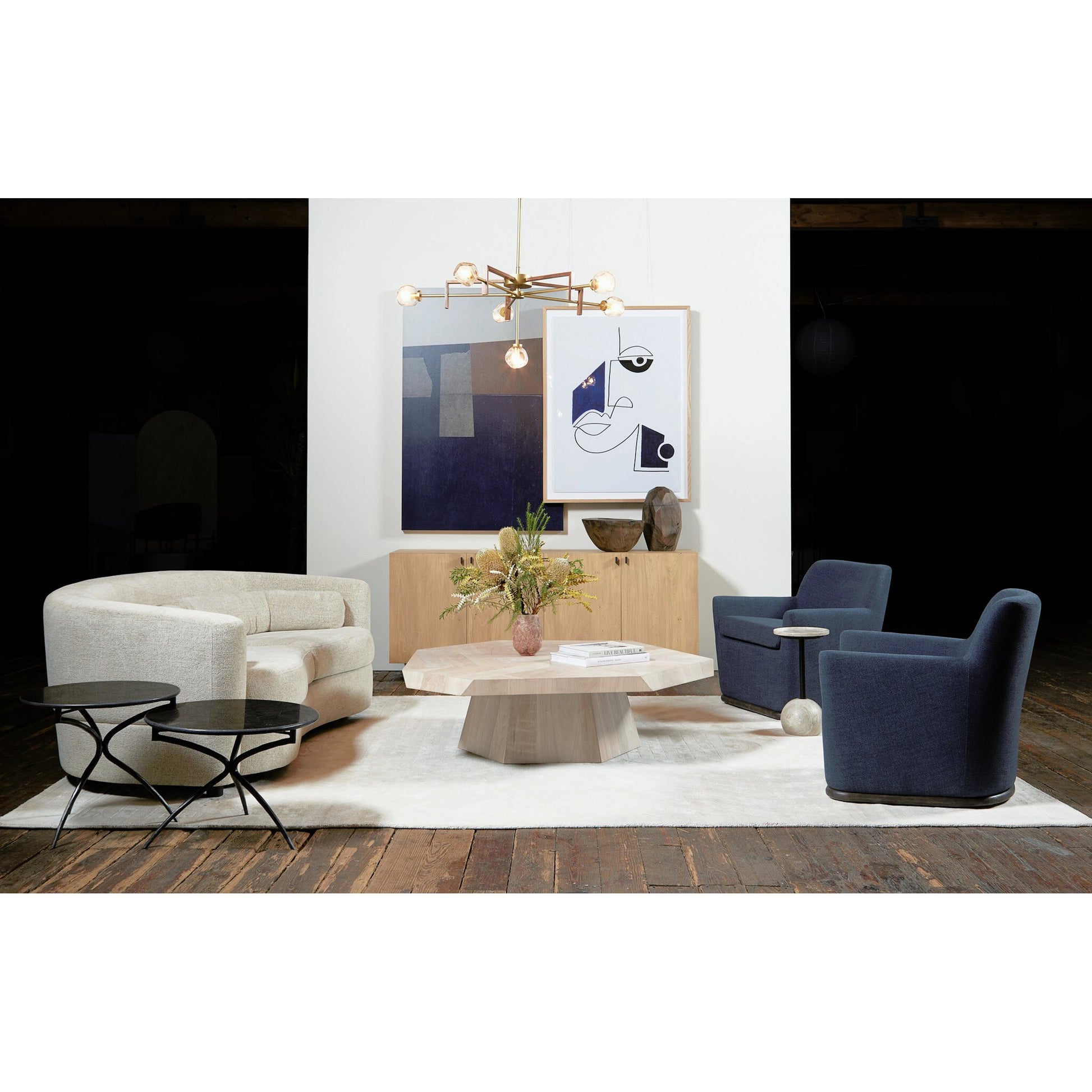 Brooklyn Coffee Table by Four Hands. Made from unique in a eclectic & global style.