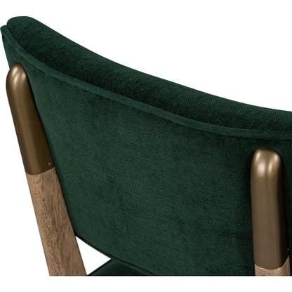 Orville Dining Chair by Four Hands in cambric ivory. Made from 90% polyester, 10% flax, linen, solid parawood, iron in a modern style.
