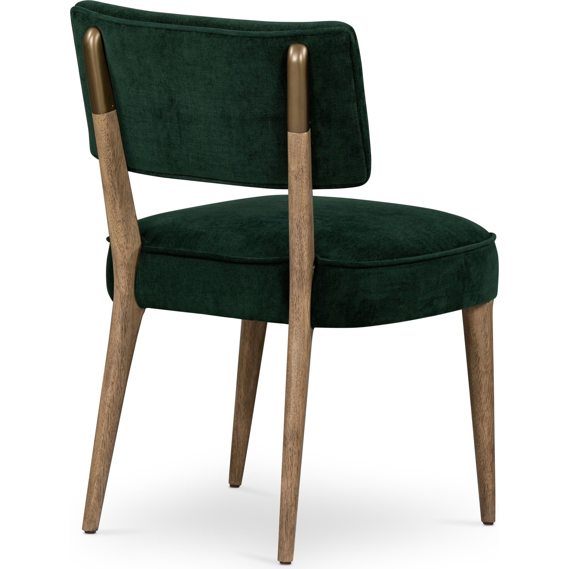 Orville Dining Chair by Four Hands in cambric ivory. Made from 90% polyester, 10% flax, linen, solid parawood, iron in a modern style.