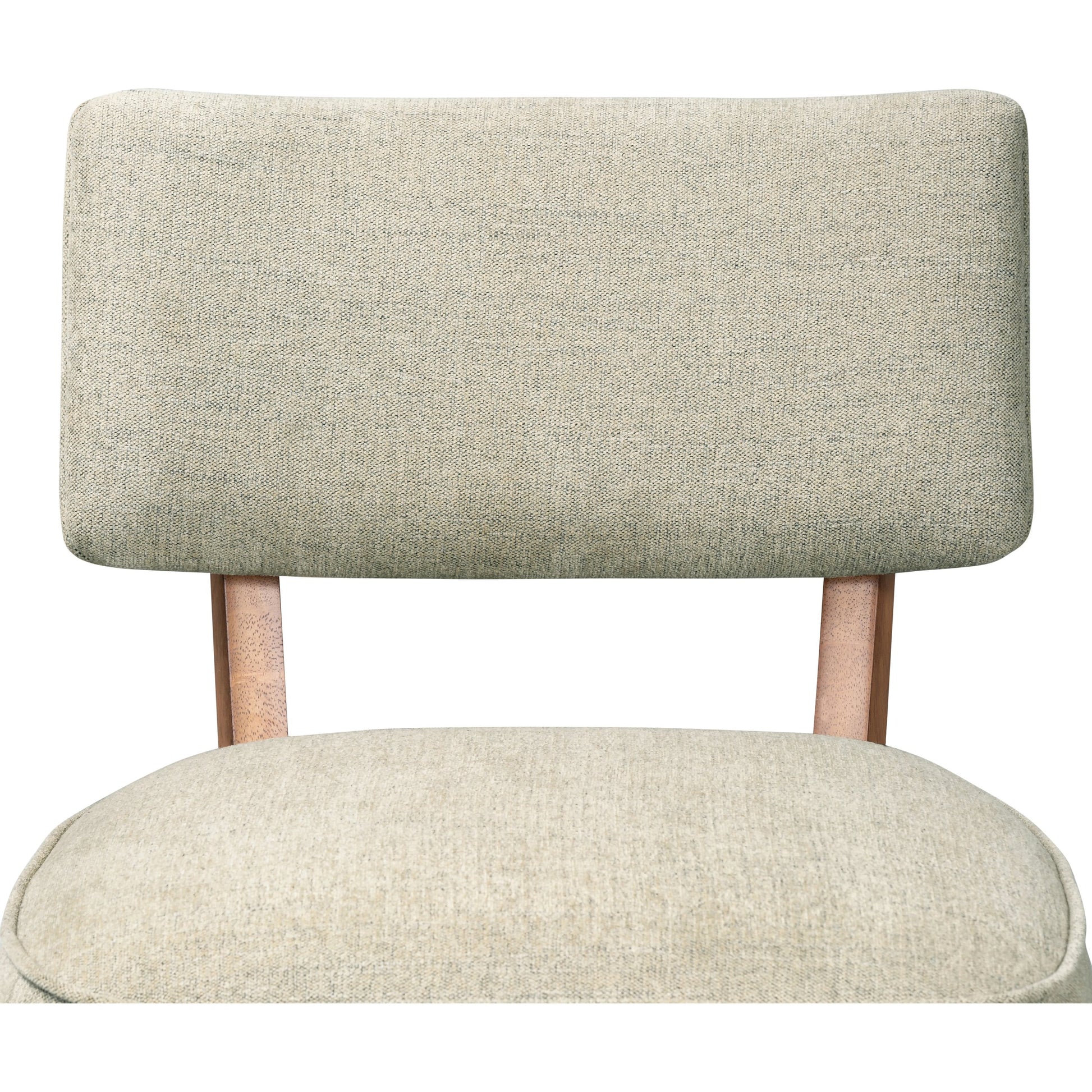 Orville Dining Chair by Four Hands in cambric ivory. Made from 90% polyester, 10% flax, linen, solid parawood, iron in a modern style.