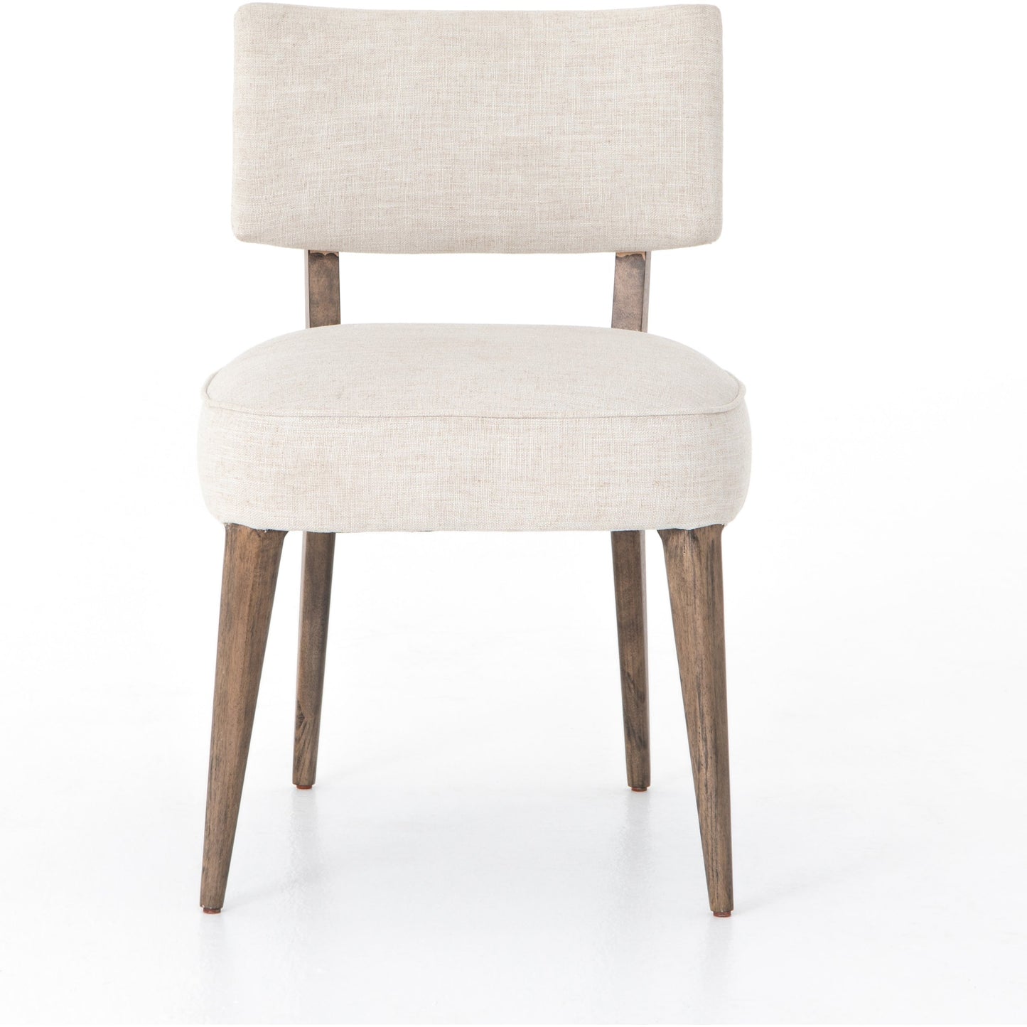003 SI-1901082 | Additional Silo | Orville Dining Chair by Four Hands in cambric ivory. Made from 90% polyester, 10% flax, linen, solid parawood, iron in a modern style.