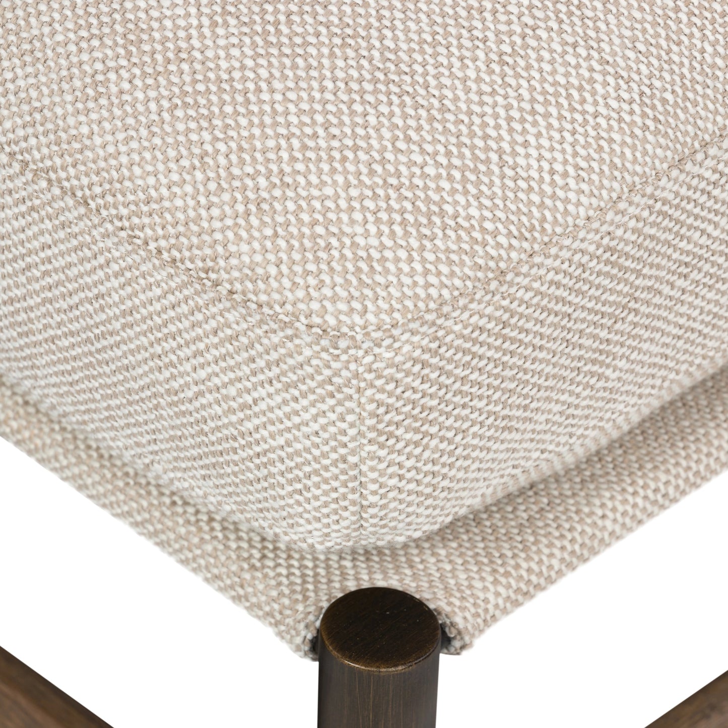 008 SI-1980577 | Additional Silo | Memphis Chair by Four Hands in gable taupe and distressed natural. Made from 82% polyester, 16% acrylic, 2% wool, solid parawood in a modern style.