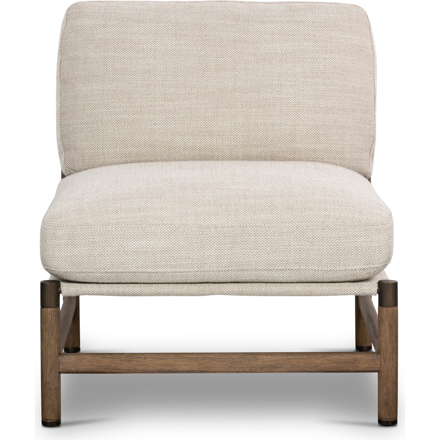 003 SI-1980577 | Additional Silo | Memphis Chair by Four Hands in gable taupe and distressed natural. Made from 82% polyester, 16% acrylic, 2% wool, solid parawood in a modern style.