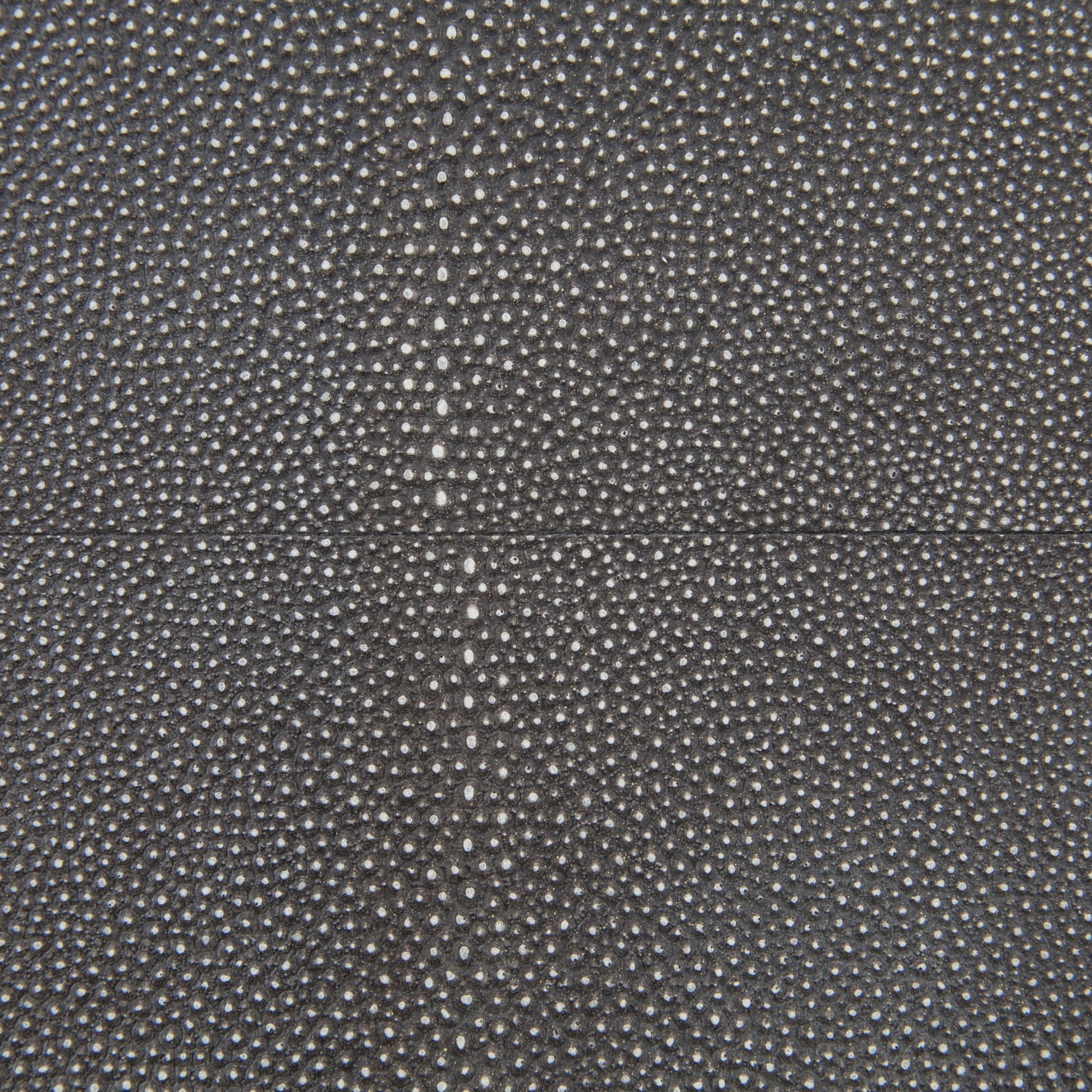 Shagreen Bedside Table by Four Hands in gray and antique brass, gray shagreen. Made from faux shagreen, iron in a modern style.