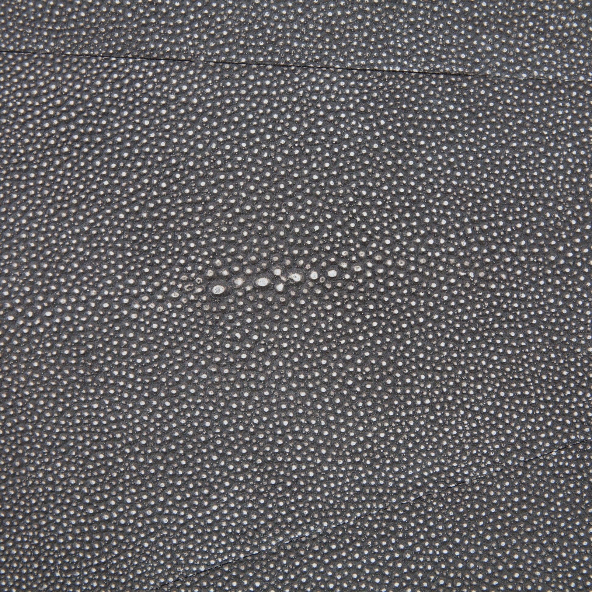 Shagreen Coffee Table by Four Hands in antique brass, grey shagreen and grey. Made from faux shagreen, iron in a modern style.