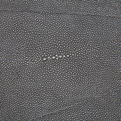 Shagreen Coffee Table by Four Hands in antique brass, grey shagreen and grey. Made from faux shagreen, iron in a modern style.