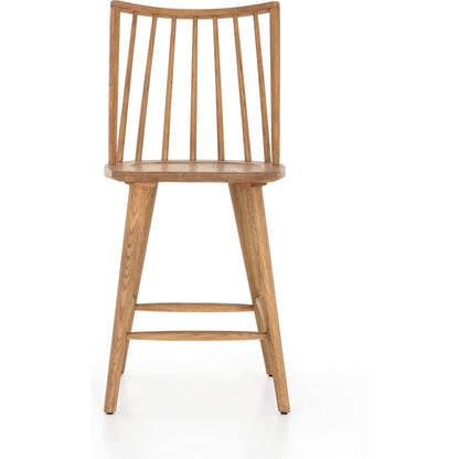 Lewis Windsor Counter Stool by Four Hands. Made from unique in a transitional style.