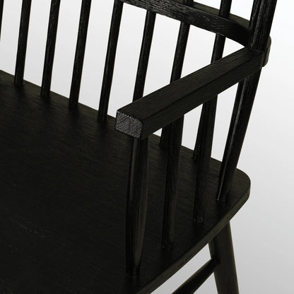 Aspen Bench by Four Hands in matte black. Made from solid beech, beech veneer in a cottage & farmhouse style.