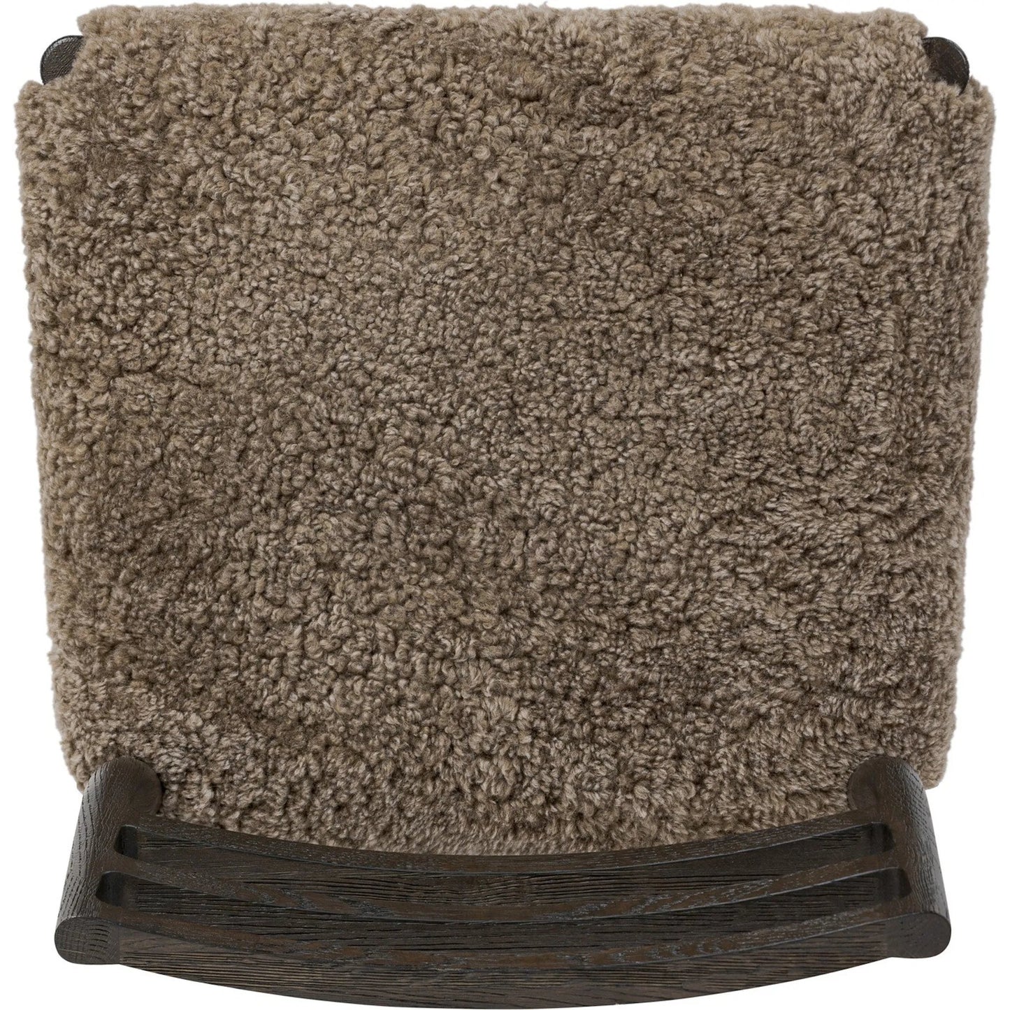 005 SI-2519180 | Additional Silo | Glenmore Dining Chair by Four Hands in taupe shearling, light carbon. Made from shearling, solid oak in a eclectic & global style.