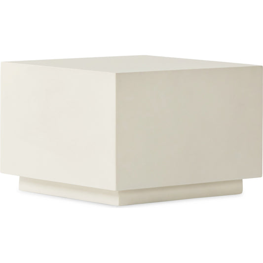 001 SI-1977672 | Additional Silo | Parish Concrete Cube by Four Hands in white concrete. Made from concrete in a modern style.