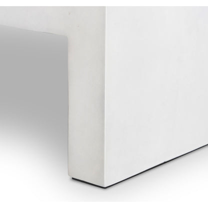 Parish Coffee Table by Four Hands. Made from concrete in a modern style.
