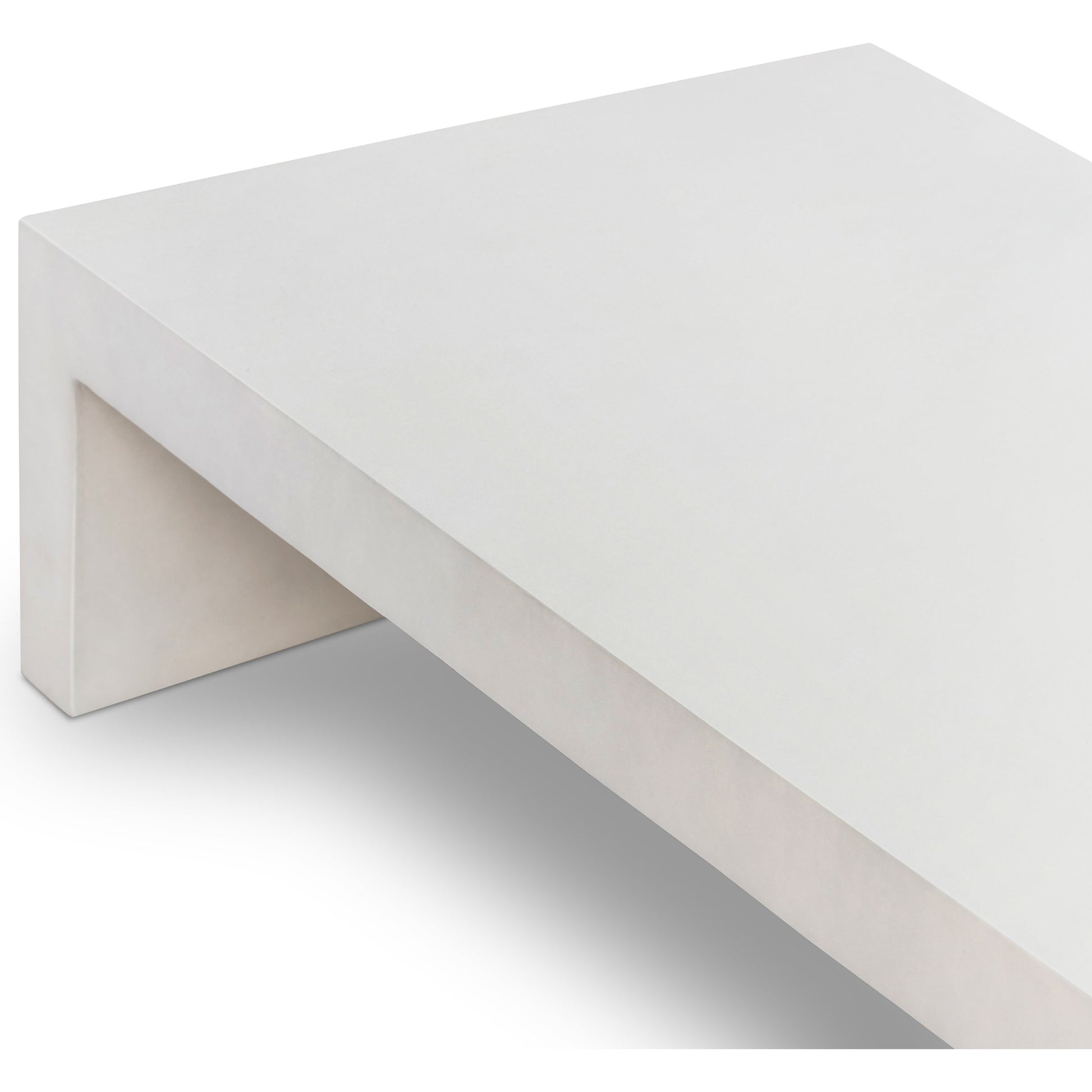Parish Coffee Table by Four Hands. Made from concrete in a modern style.