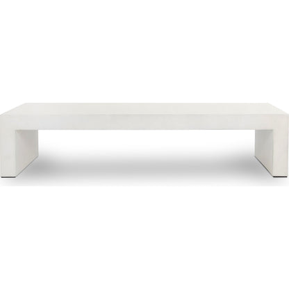 Parish Coffee Table by Four Hands. Made from concrete in a modern style.