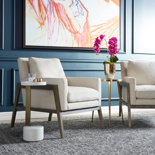 Presidio Chair by Cyan Design. Made from wood, foam in a transitional style.