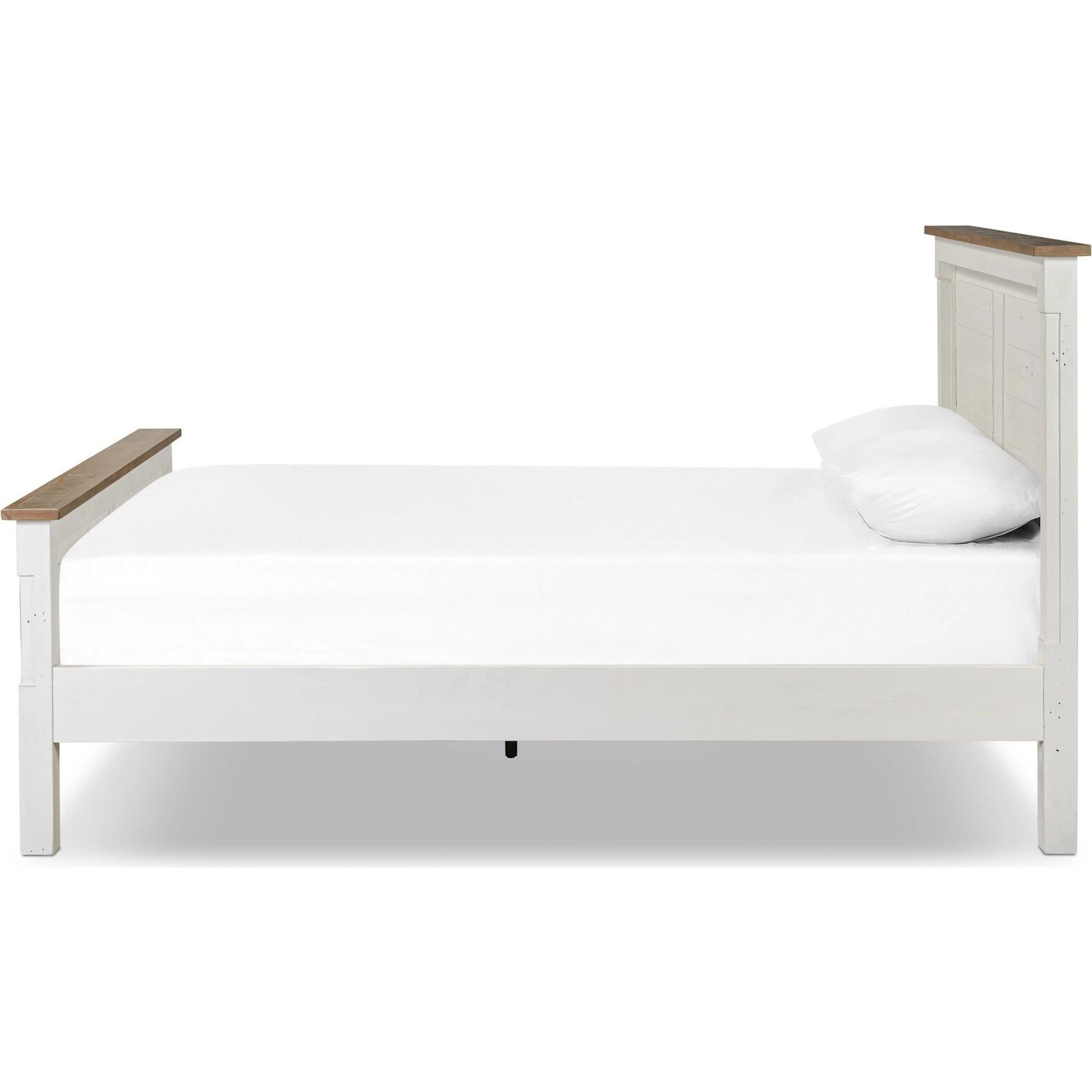 Cintra Bed by Four Hands in limestone white. Made from solid mixed reclaimed wood in a unique style.