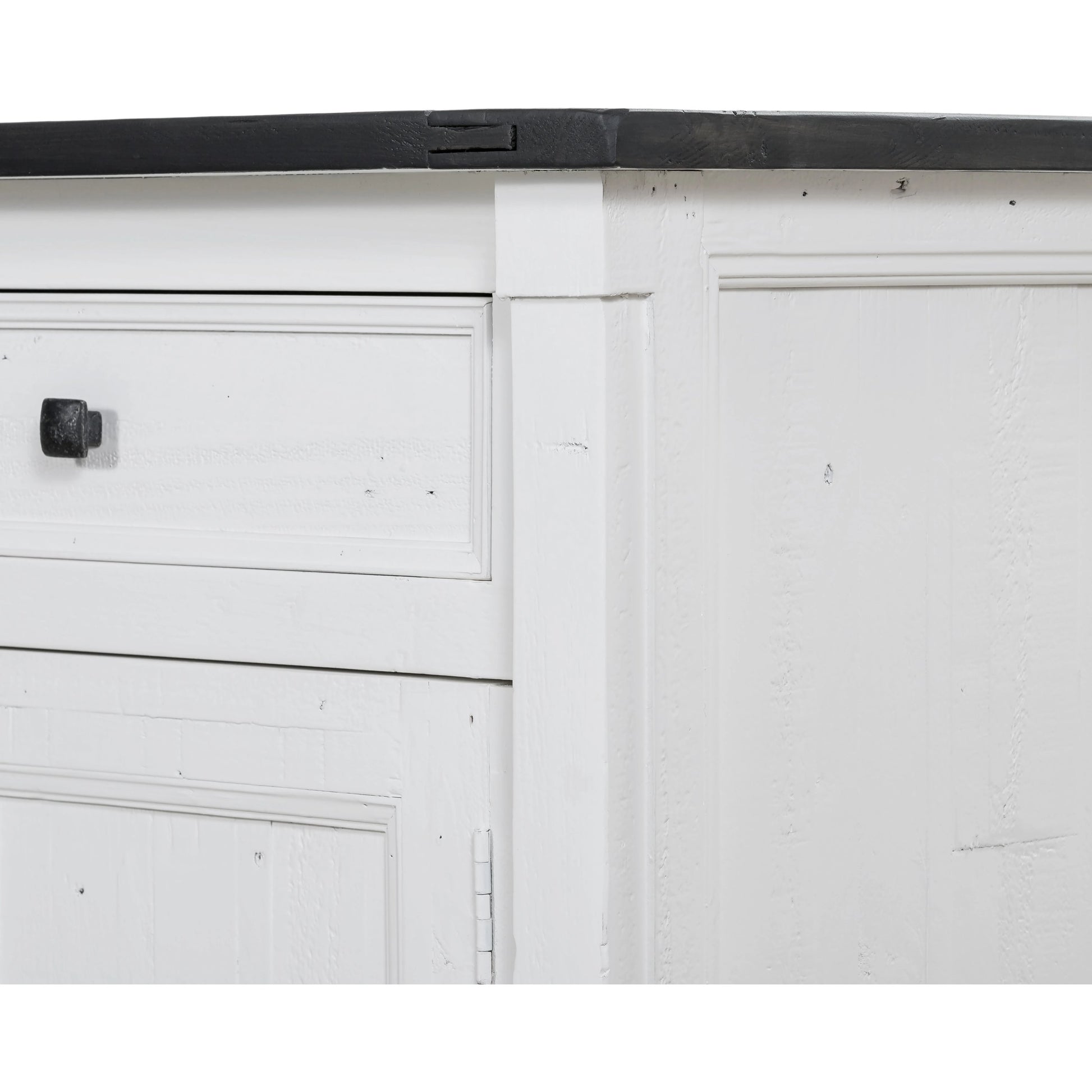Cintra Sideboard by Four Hands in limestone white, driftwood natural. Made from solid mixed reclaimed wood in a cottage & farmhouse style.