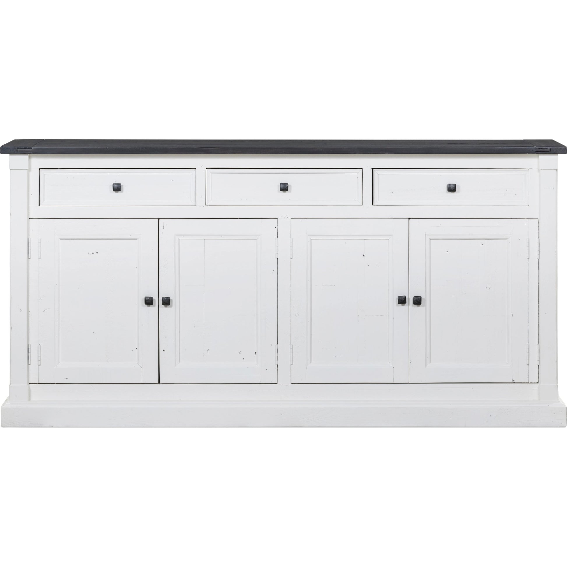 Cintra Sideboard by Four Hands in limestone white, driftwood natural. Made from solid mixed reclaimed wood in a cottage & farmhouse style.