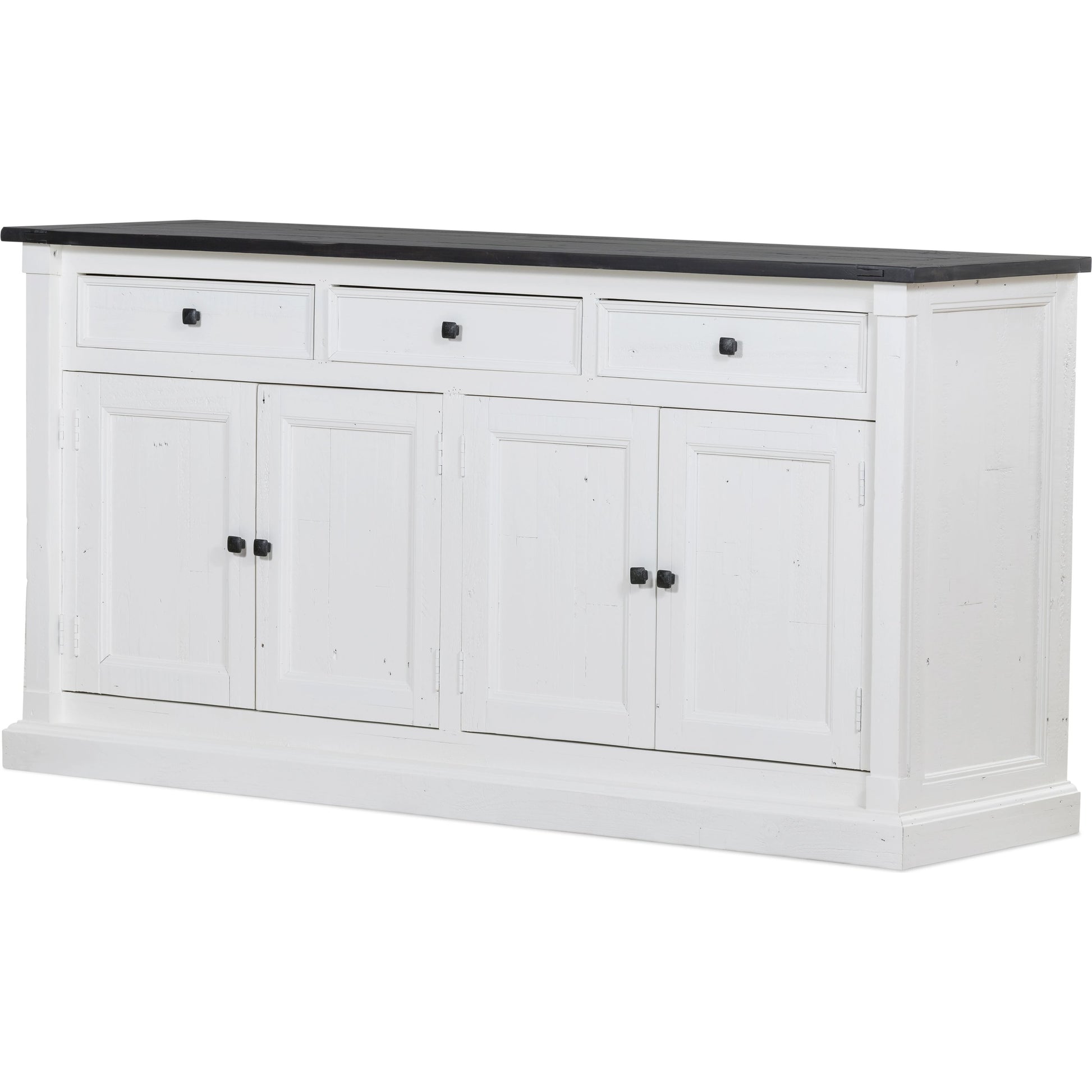 Cintra Sideboard by Four Hands in limestone white, driftwood natural. Made from solid mixed reclaimed wood in a cottage & farmhouse style.
