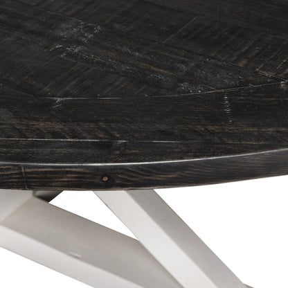 Cintra Extension Dining Table by Four Hands. Made from solid mixed reclaimed wood in a cottage & farmhouse style.