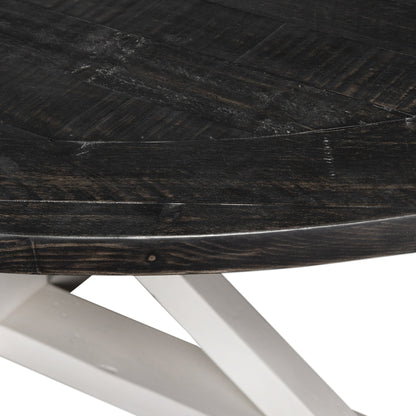 Cintra Extension Dining Table by Four Hands. Made from solid mixed reclaimed wood in a cottage & farmhouse style.