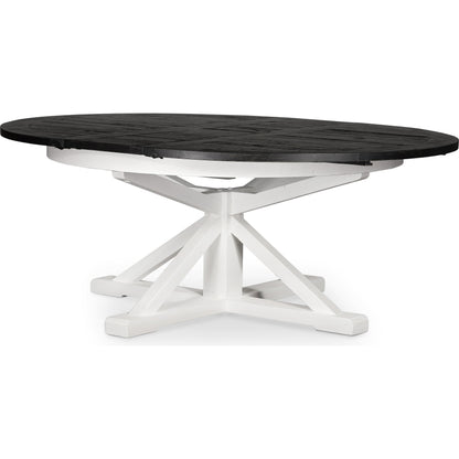 Cintra Extension Dining Table by Four Hands. Made from solid mixed reclaimed wood in a cottage & farmhouse style.
