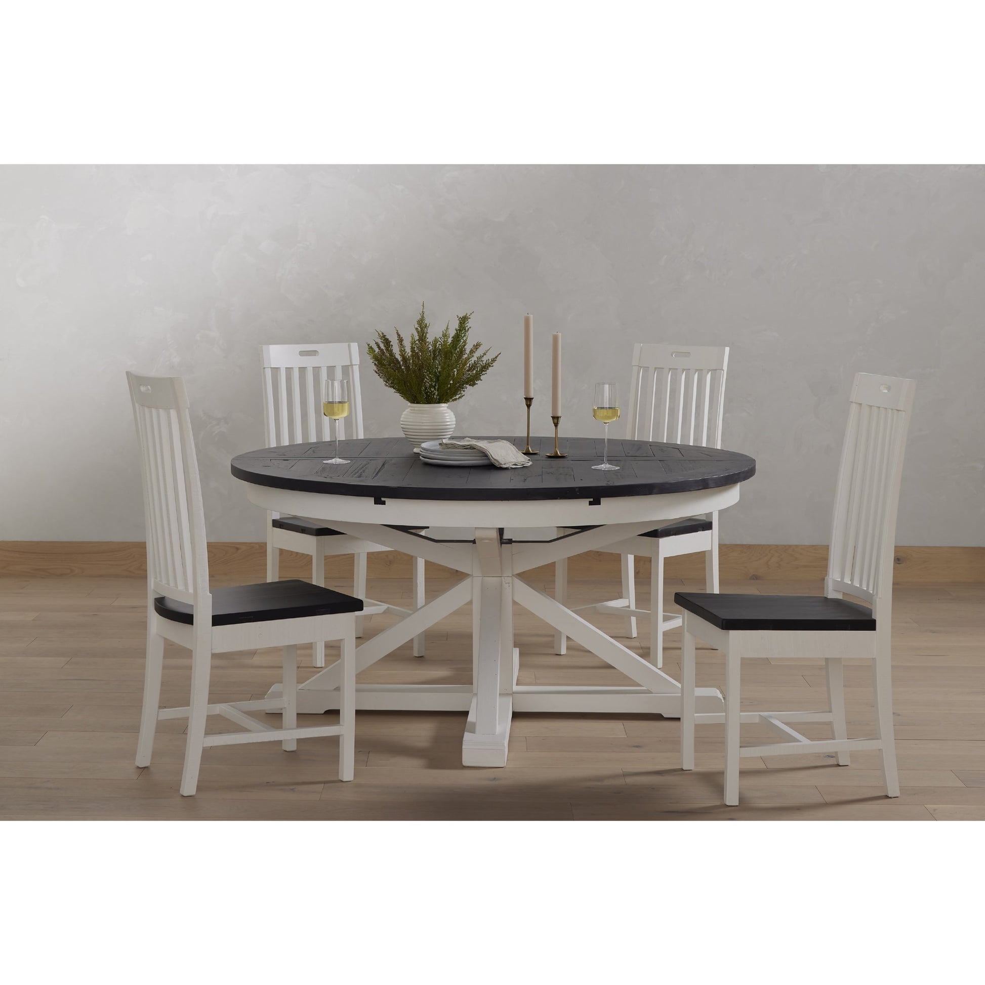 Cintra Extension Dining Table by Four Hands. Made from solid mixed reclaimed wood in a cottage & farmhouse style.