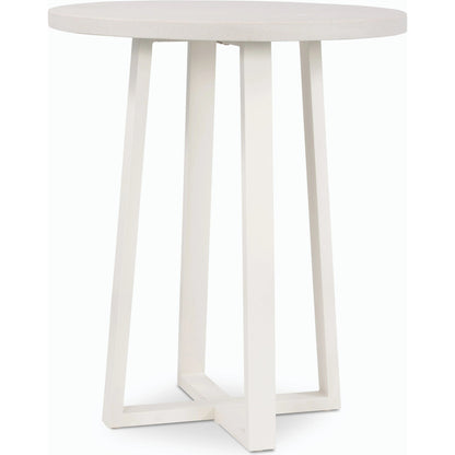 Cyrus Outdoor Counter Table by Four Hands in black, light grey and black, light gray. Made from lavastone composite, iron in a modern style.