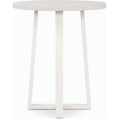 Cyrus Outdoor Counter Table by Four Hands in black, light grey and black, light gray. Made from lavastone composite, iron in a modern style.