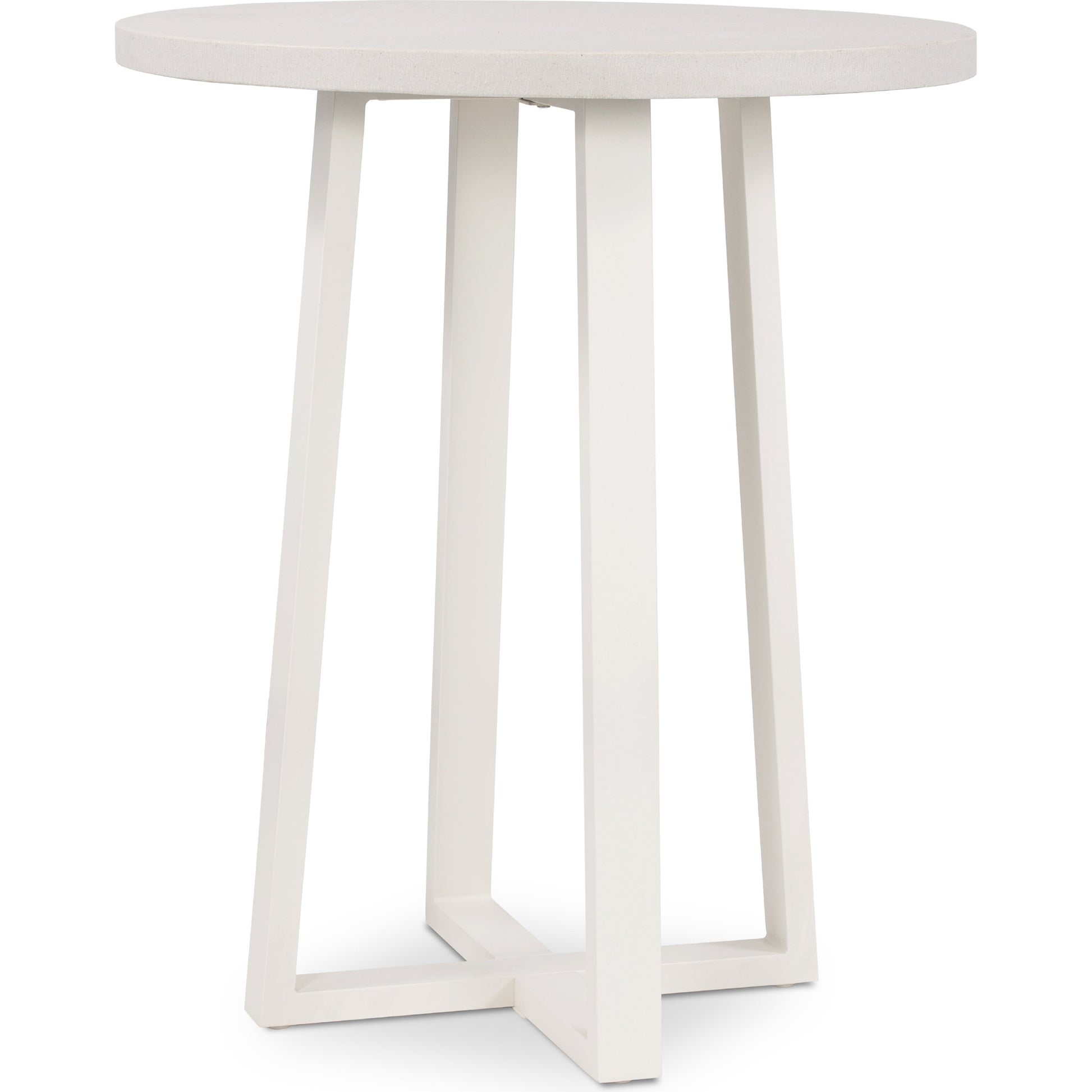 Cyrus Outdoor Counter Table by Four Hands in black, light grey and black, light gray. Made from lavastone composite, iron in a modern style.