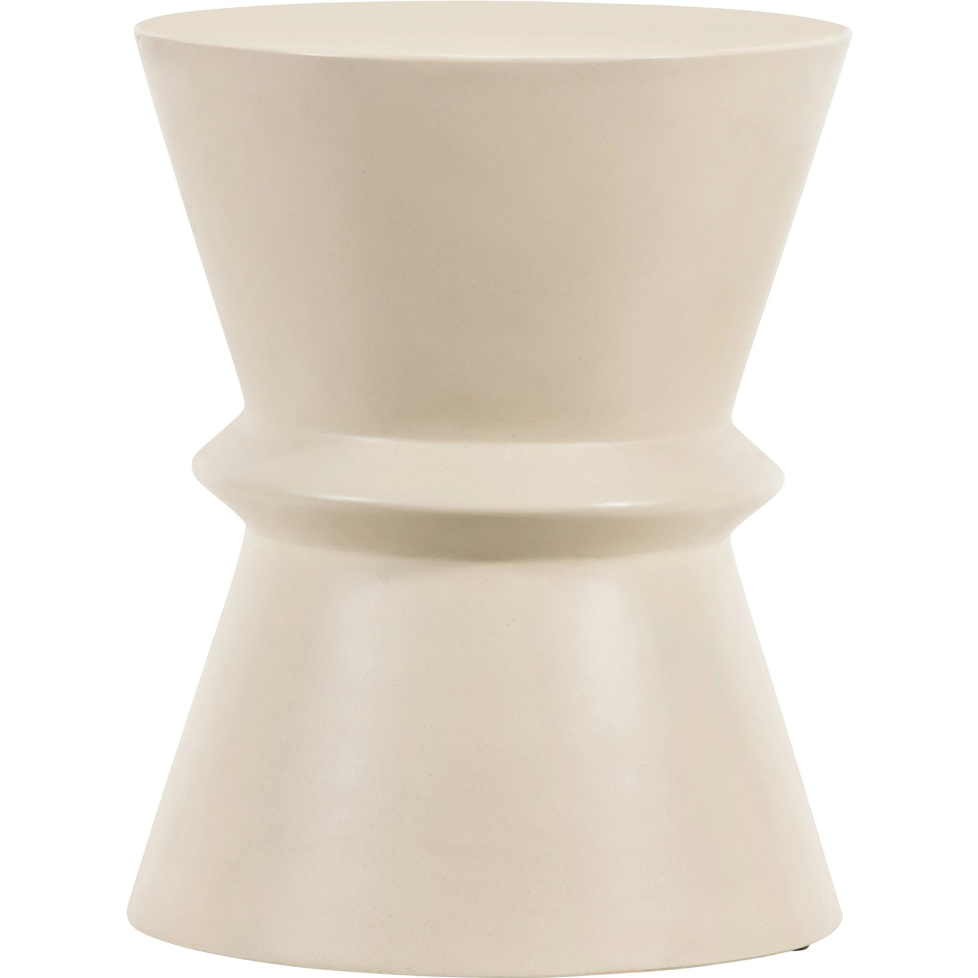 Lina End Table by Four Hands. Made from concrete in a modern style.