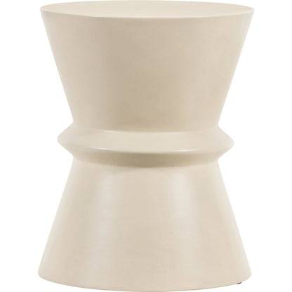 Lina End Table by Four Hands. Made from concrete in a modern style.