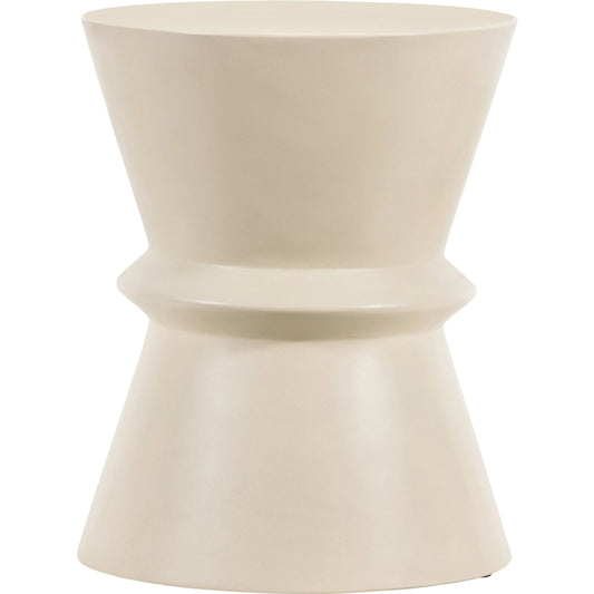 Lina End Table by Four Hands. Made from concrete in a modern style.