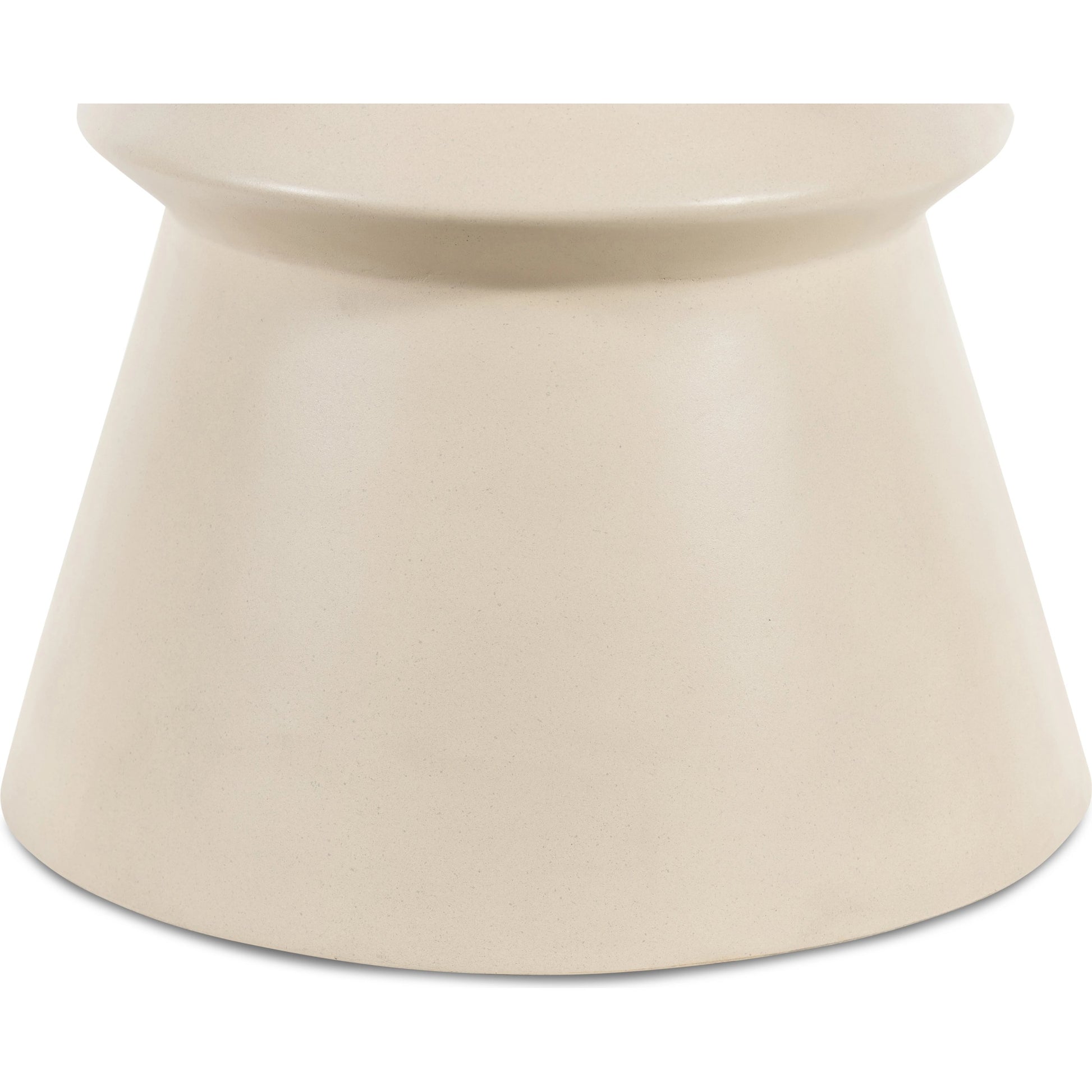 Lina End Table by Four Hands. Made from concrete in a modern style.
